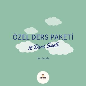 12 Saatlik Özel Ders Paketi