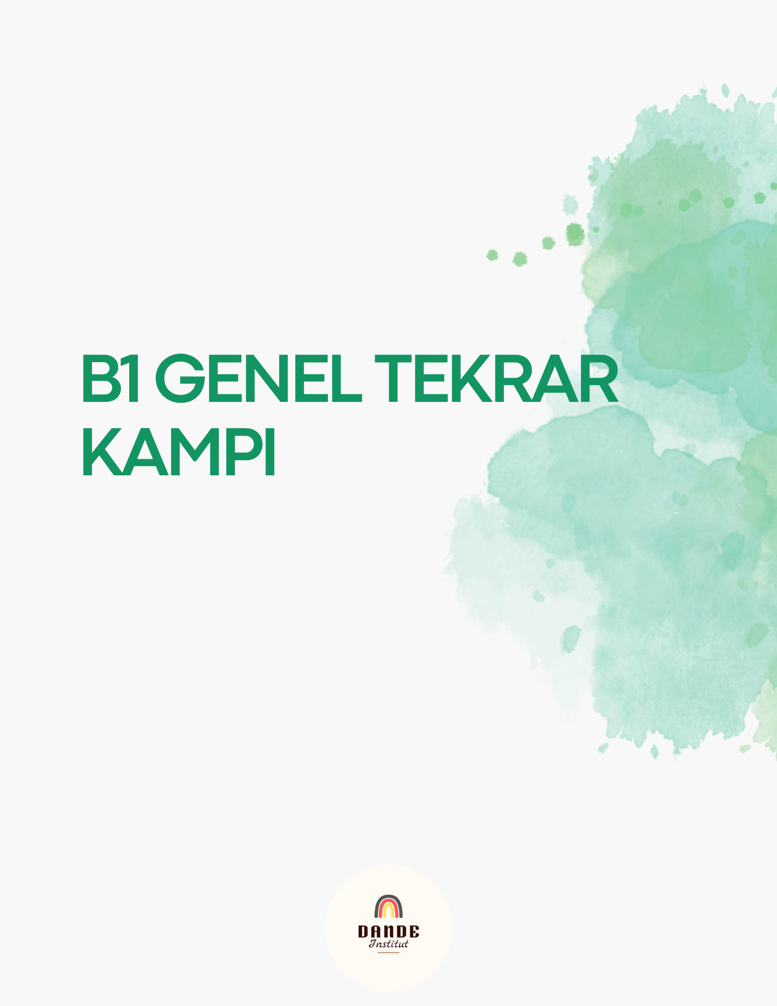 B1 Genel Tekrar Kampı