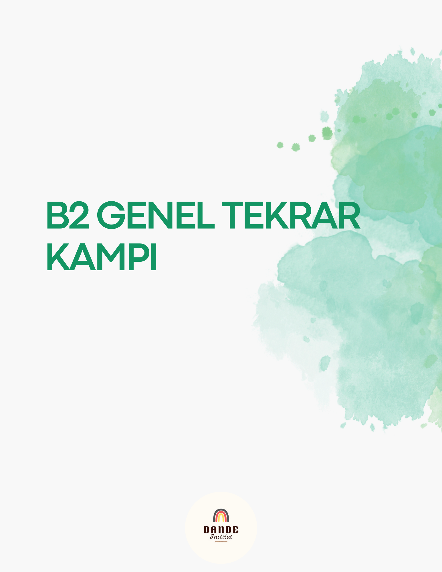 B2 Genel Tekrar Kampı
